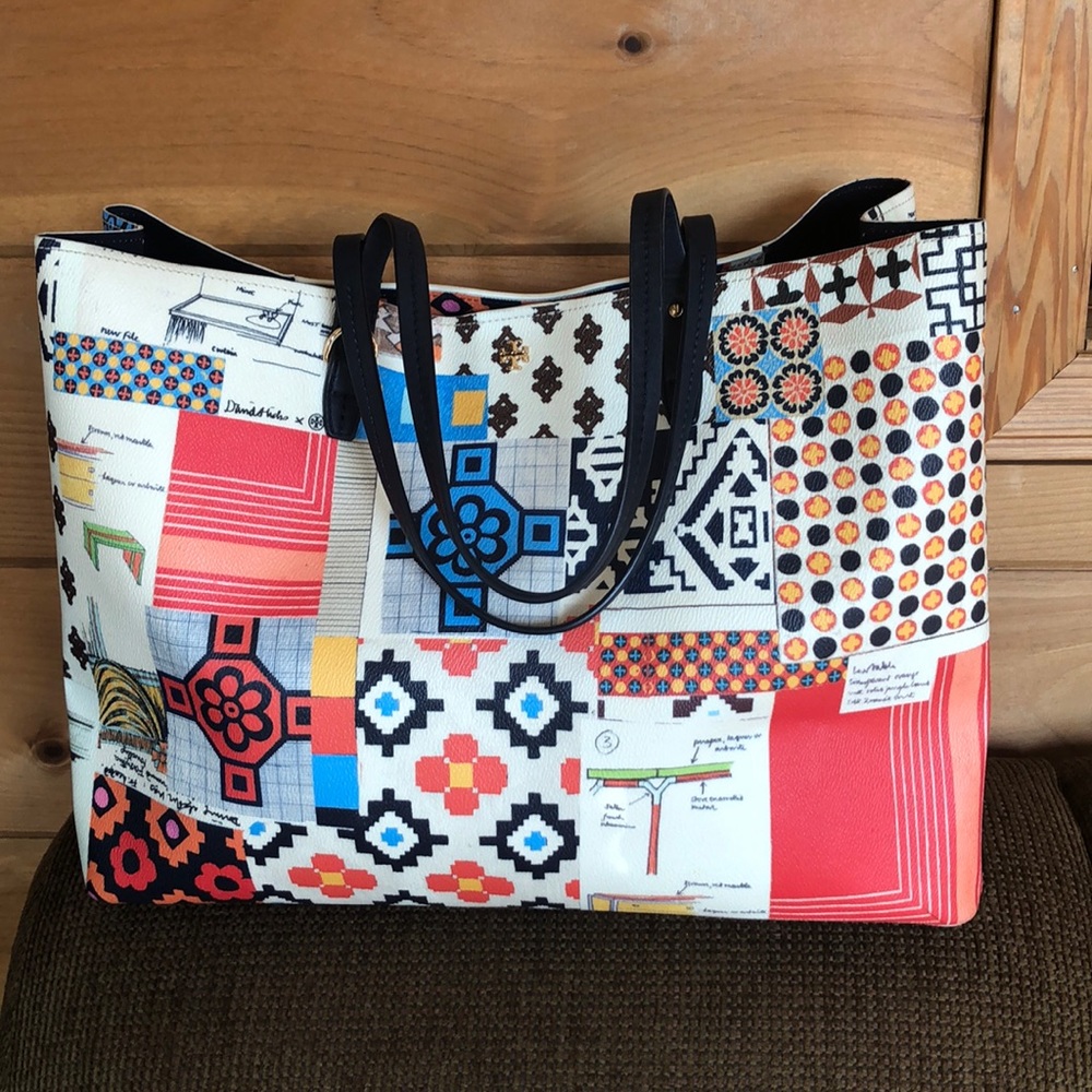 Tory Burch large canvas tote